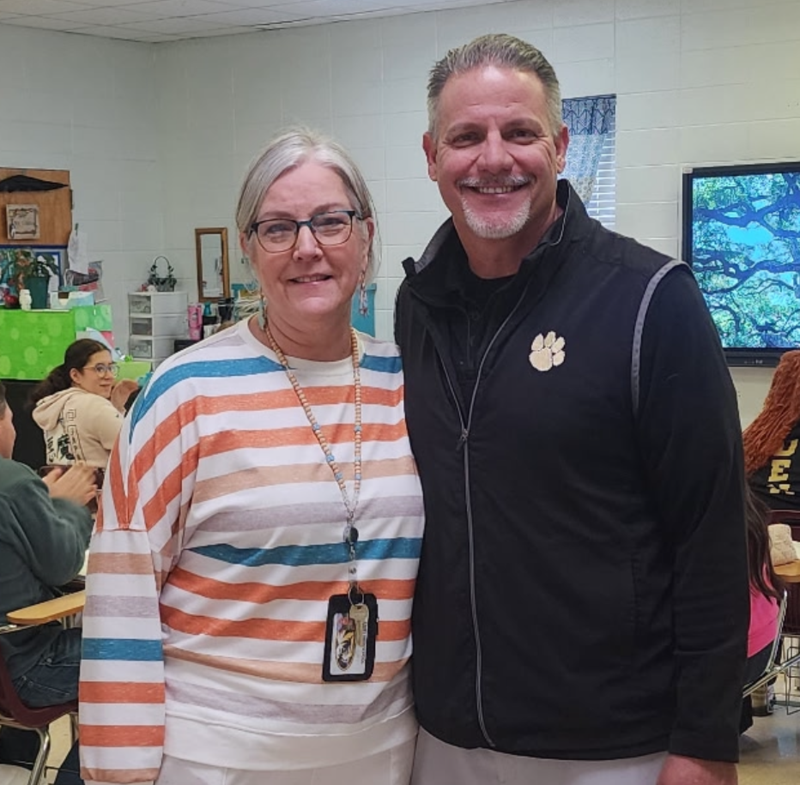 Mrs. Oaks and Mr. Newman