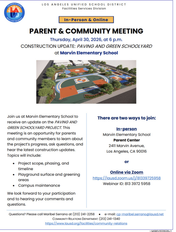 contruction meeting flyer