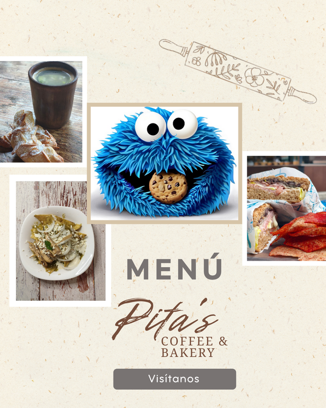 ¡Ya llegó el Menú de la cafetería "Pita's Coffee & Bakery"!