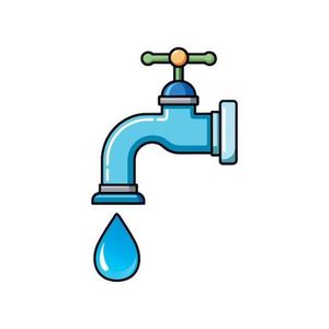 image of a faucet with a drip of water
