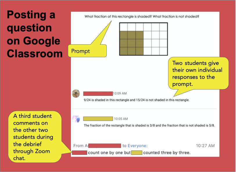 Postinga Question on Google Classroom