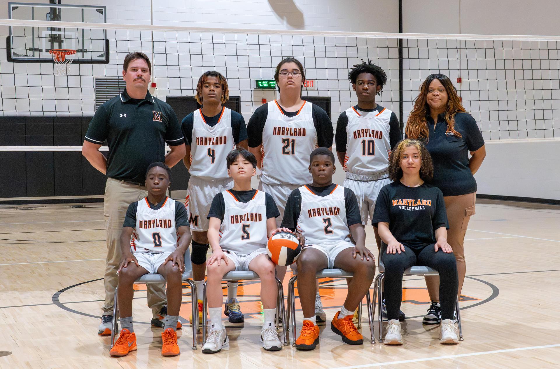 Columbia Campus Middle School Boys Basketball Team Picture