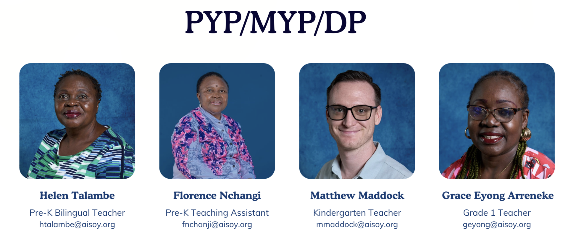 PYP Teachers