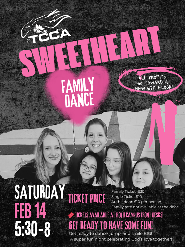 Sweetheart Family Dance ~ February 14th from 5pm-8pm Featured Photo