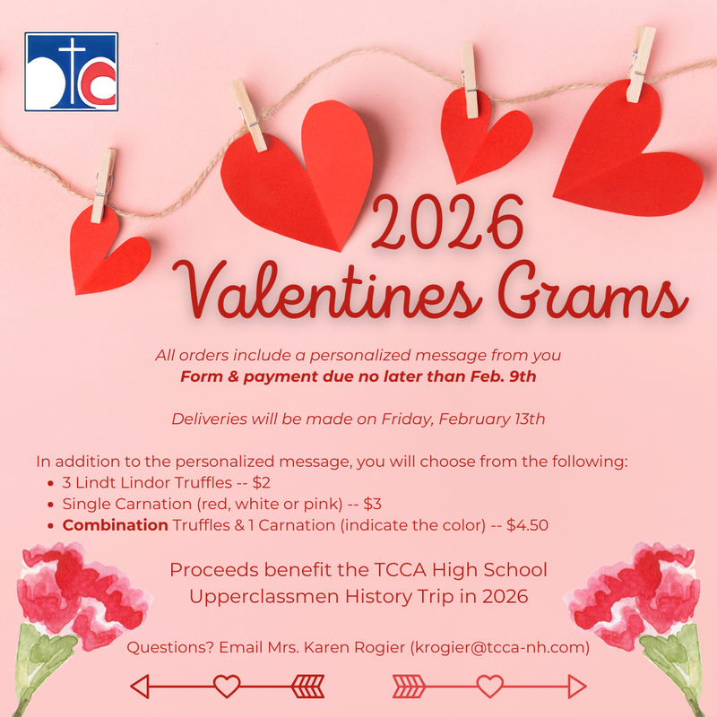 ❤️Order your Valentine Grams today!❤️ (orders due by Feb. 9th) Featured Photo