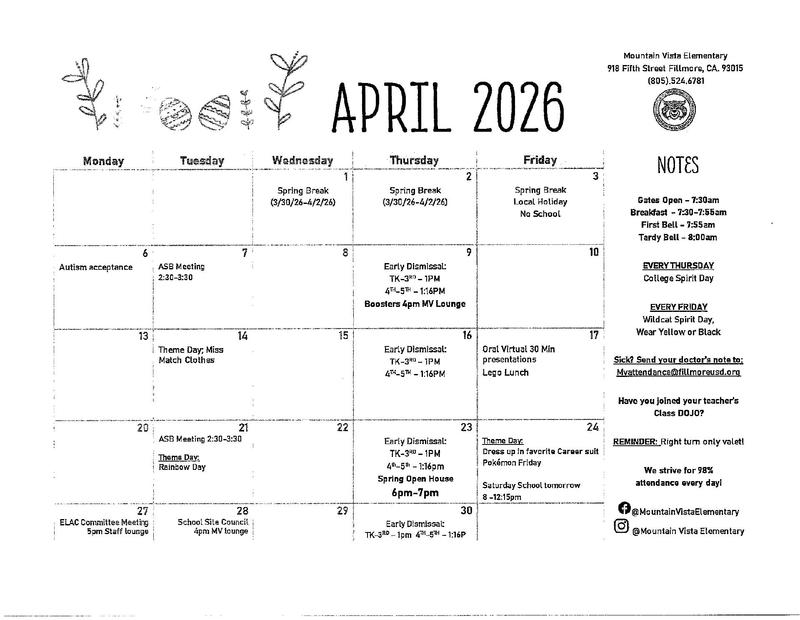 April 2026 Calendar/Menus [English/Spanish] Featured Photo