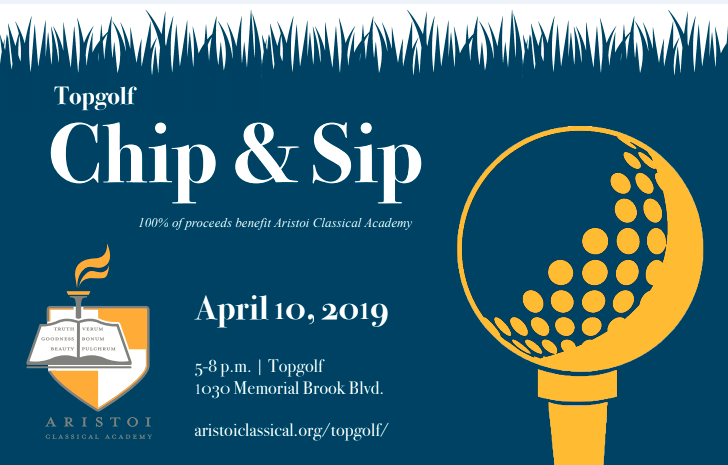 Topgolf Chip & Sip Fundraiser, April 10th
