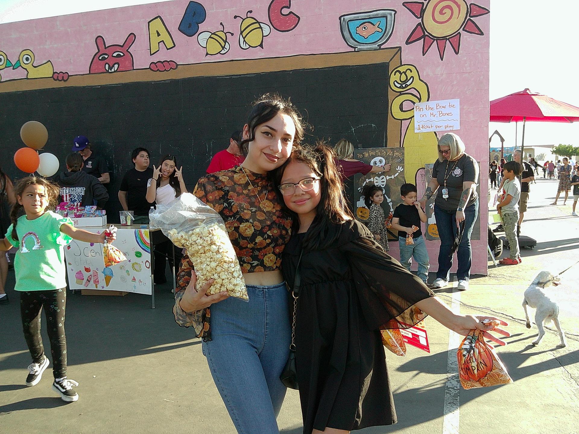 students at Harvest Festival