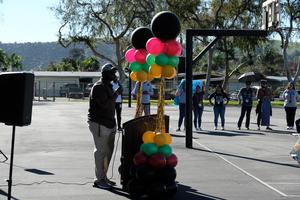 MLK march at Marshall Middle School - image for web