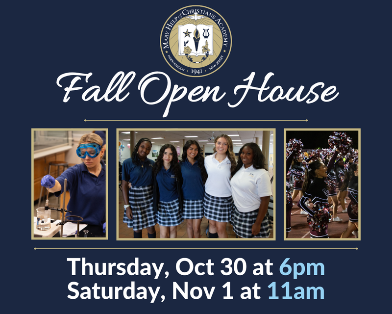 Register For Our Fall Open House