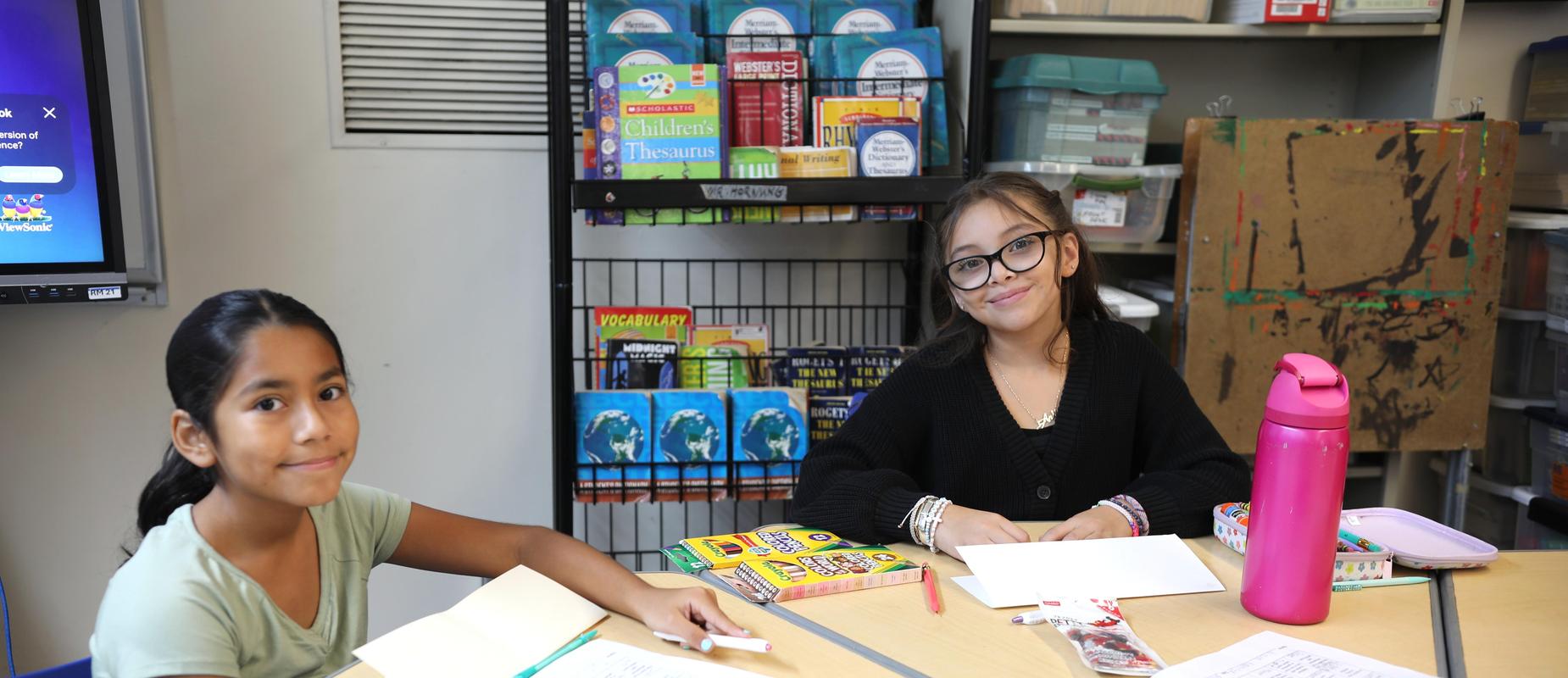 Students in the classroom