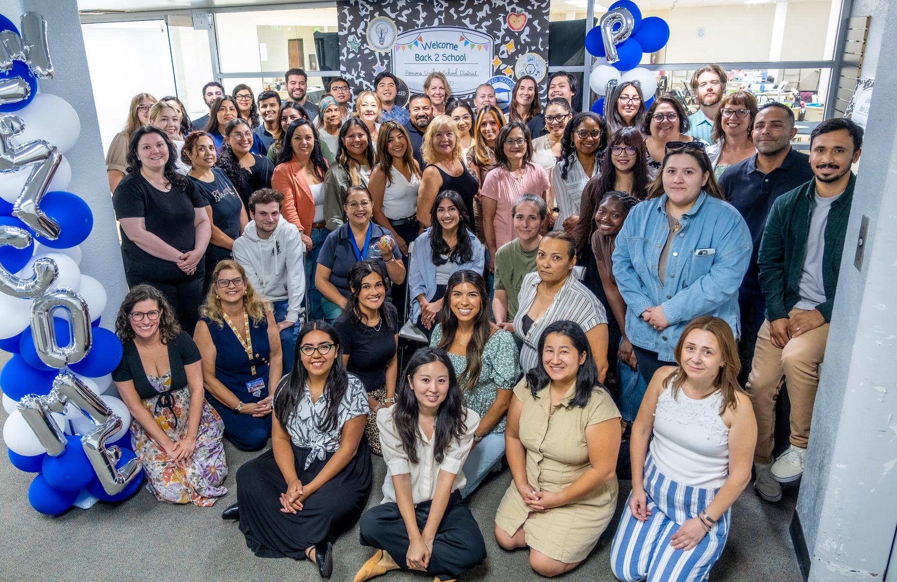 more than 40 teachers in group photo