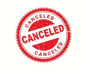 canceled graphic