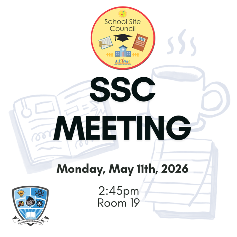 SSC meeting 2:45pm 5.11.26