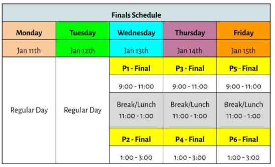 FINALS Schedule Featured Photo