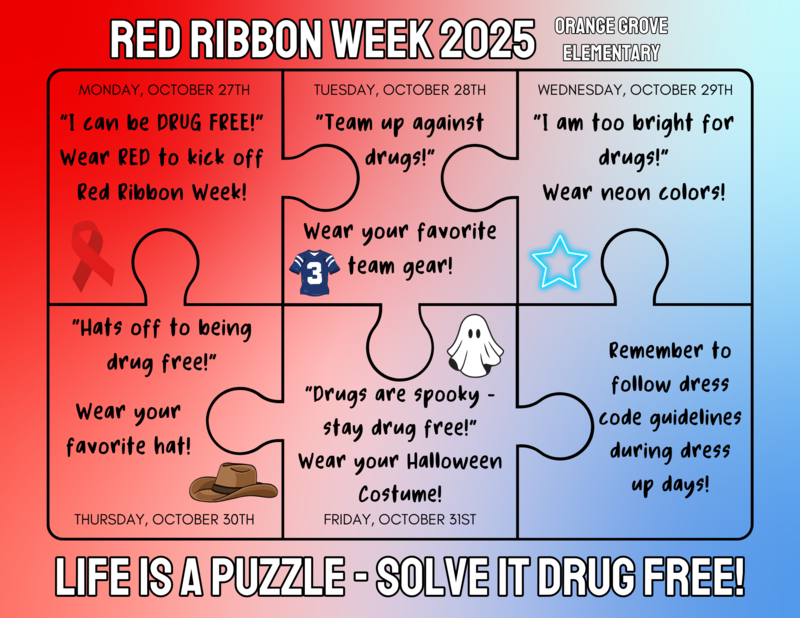 Red Ribbon Week @ OG Elementary Featured Photo
