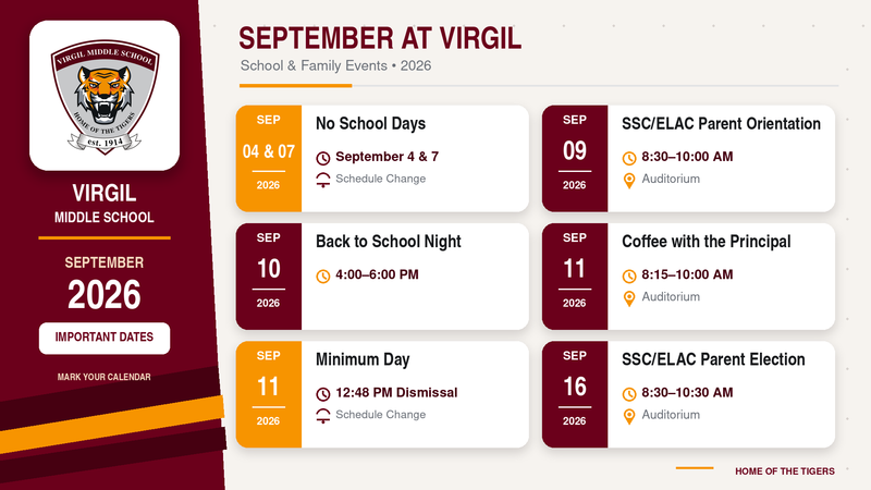 September Events