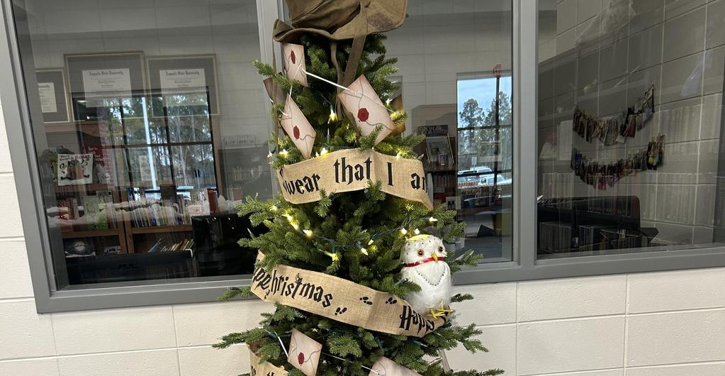Library Christmas Tree
