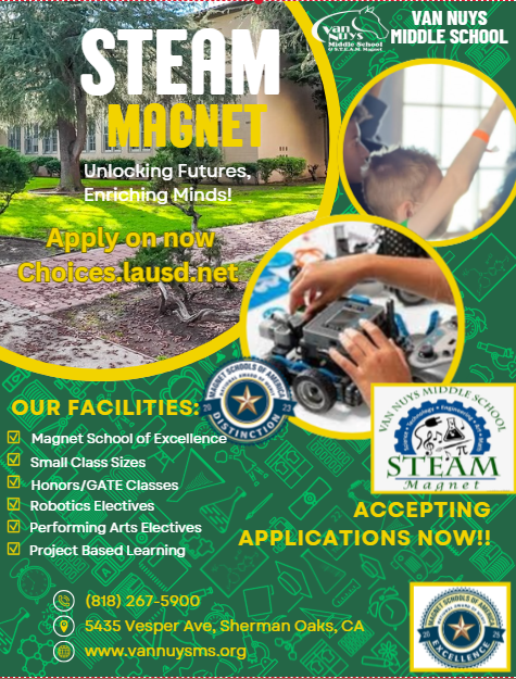 Van Nuys Middle School Magnet - Accepting Applications