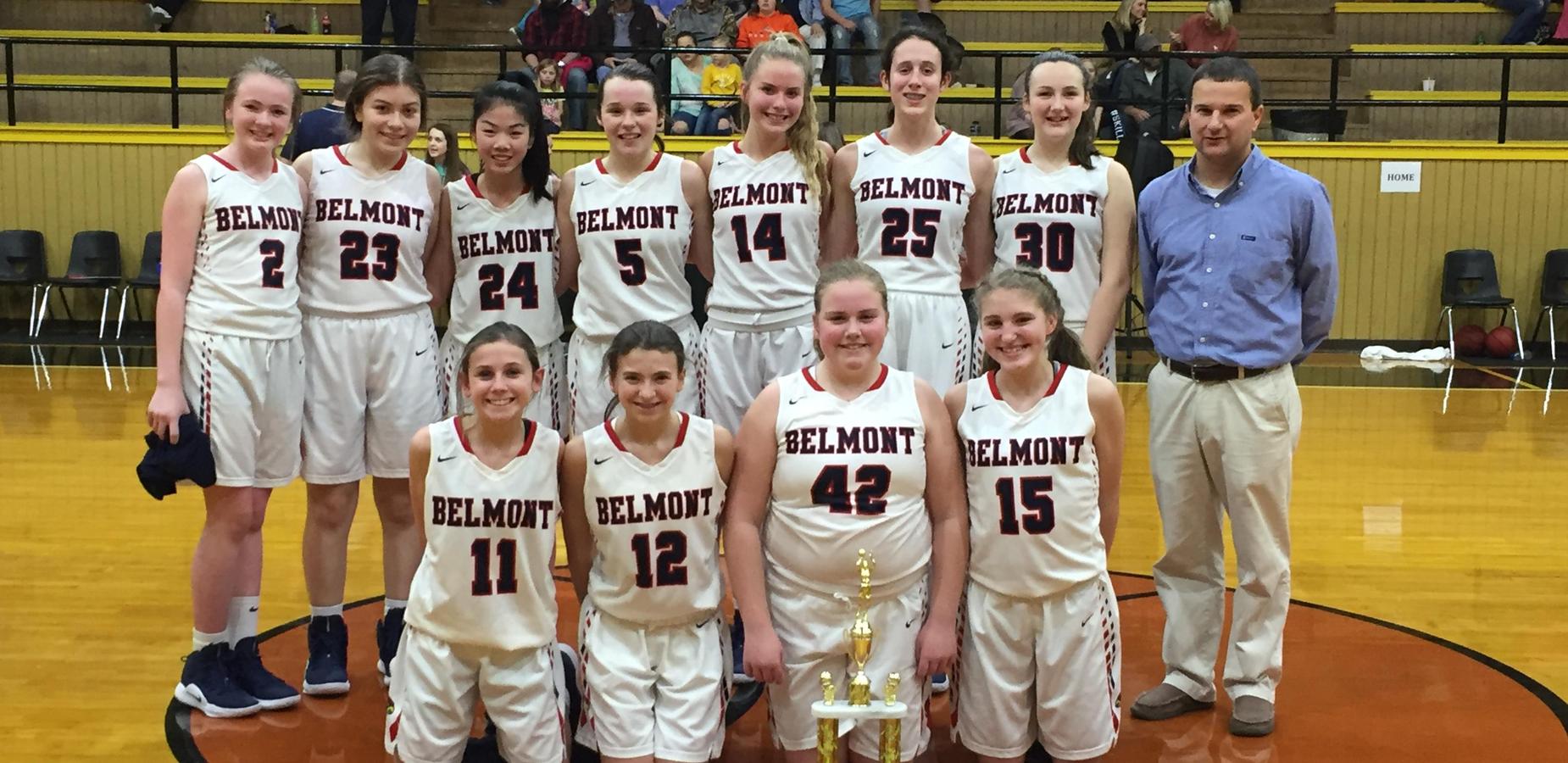 Belmont Girls win 8th Grade County Tournament