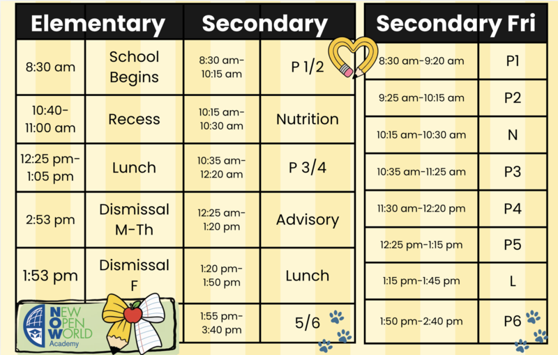 Schedule