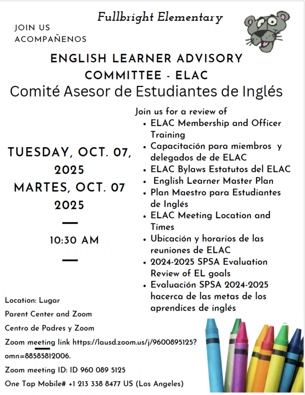 English Learner Advisory Committee (ELAC) Featured Photo