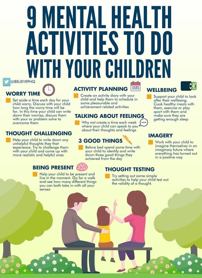 Mental Health Activities to do with Kids