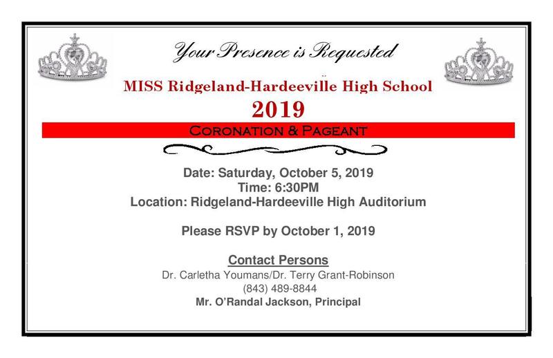 RHHS 2019 Coronation & Pageant Featured Photo