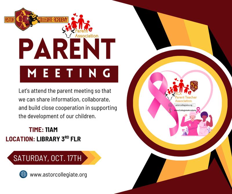 PTA Monthly Meeting - October 2026