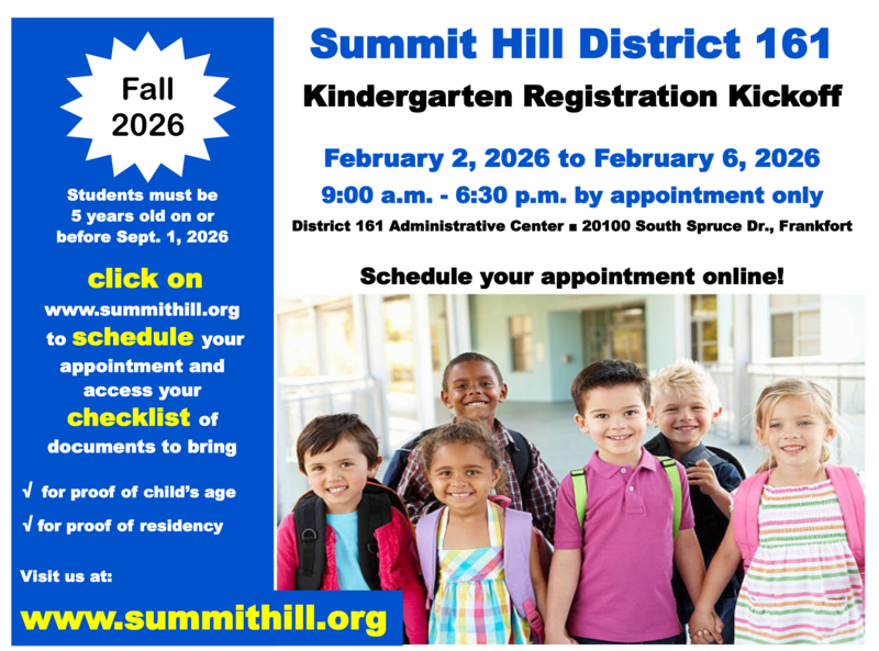 Kindergarten Registration Info