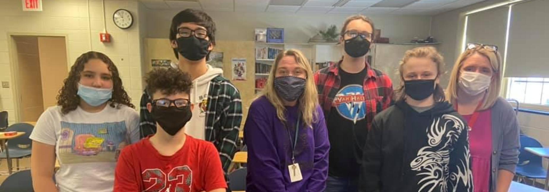 Early College students at Test