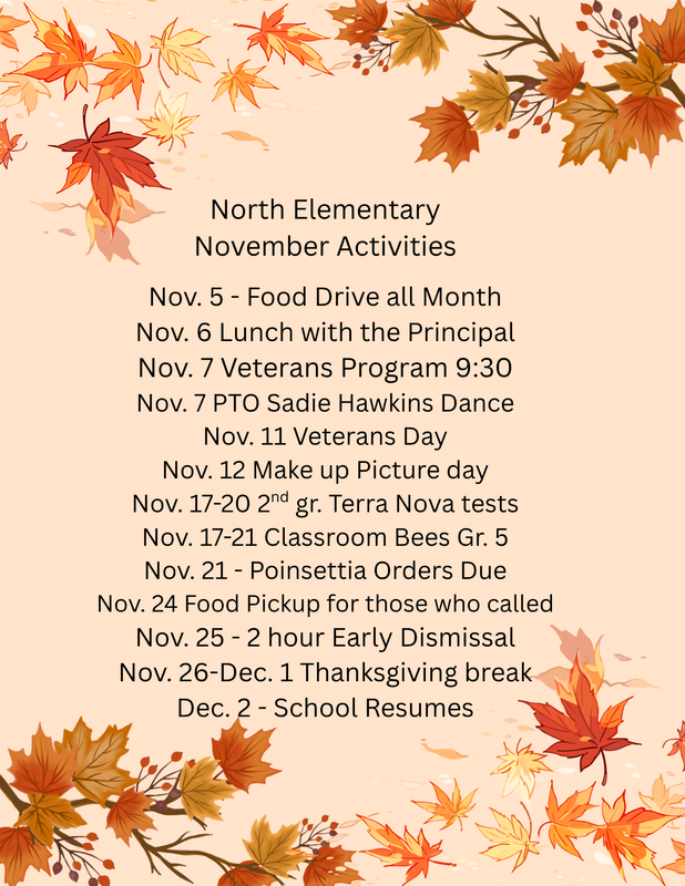 North Activities for November