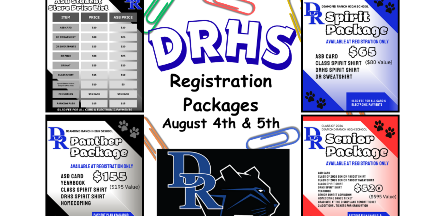 Registration Packages