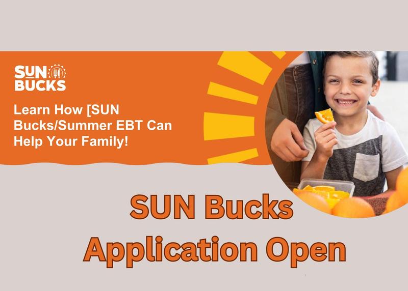 SUN Bucks Application Open Thumbnail Image