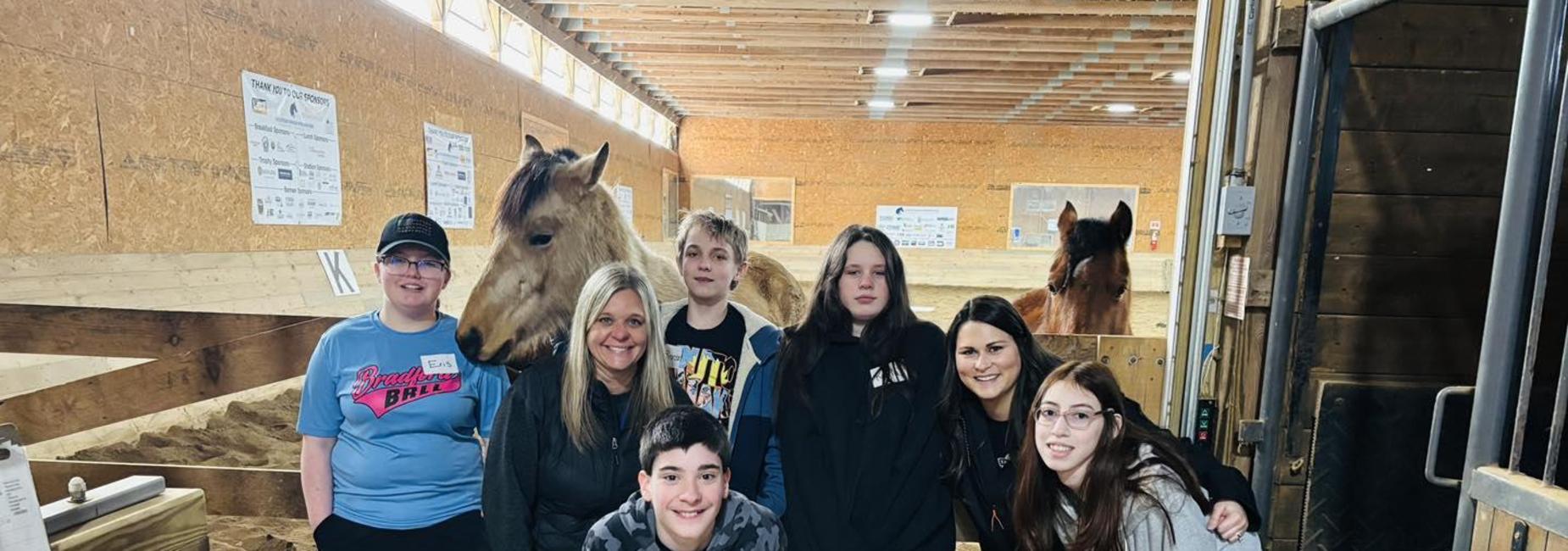 WEN Students at Stoneybrook Foundation