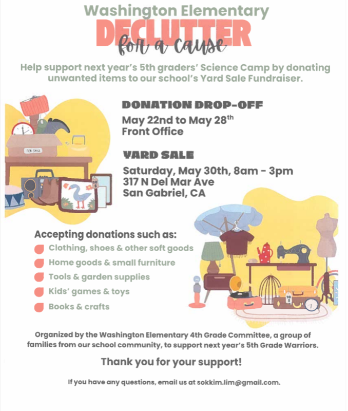 Declutter fundraiser