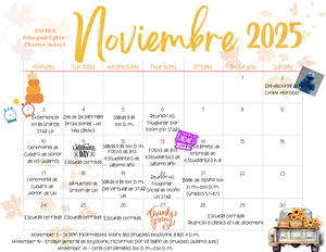 November Calendar Spanish