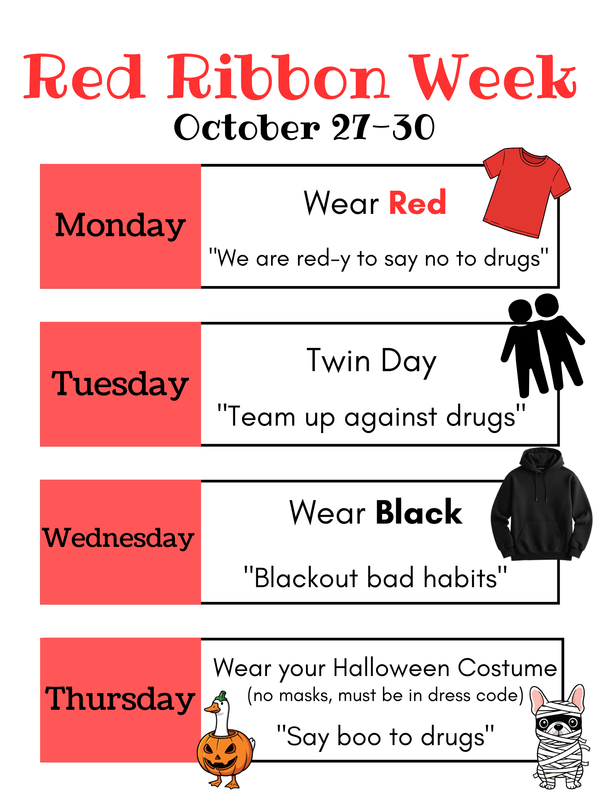 Red Ribbon Week: October 27-30 Featured Photo