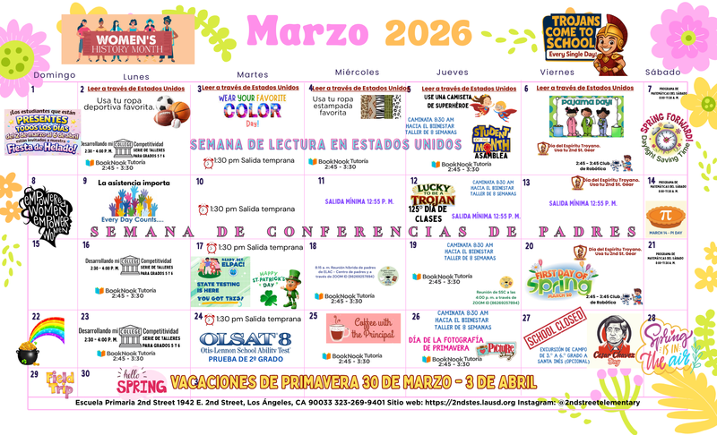 March Calendar