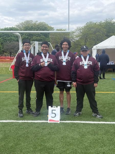 Hancock's Special Olympic team members