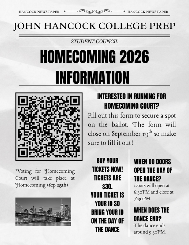 HOMECOMING 2026 flyer
