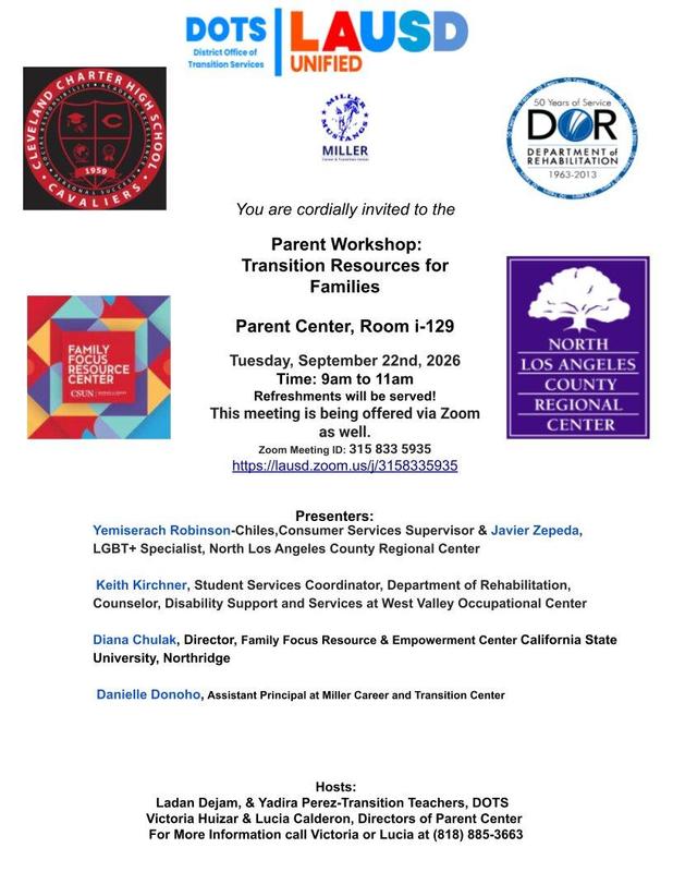 DOTS Workshop for Parents-Click for Information Featured Photo
