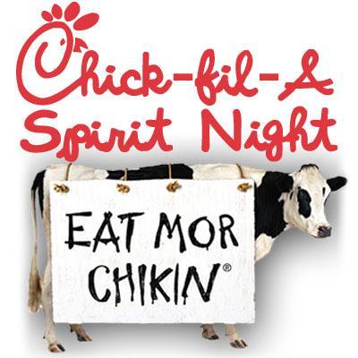 Spirit Night at Chick- Fil-A