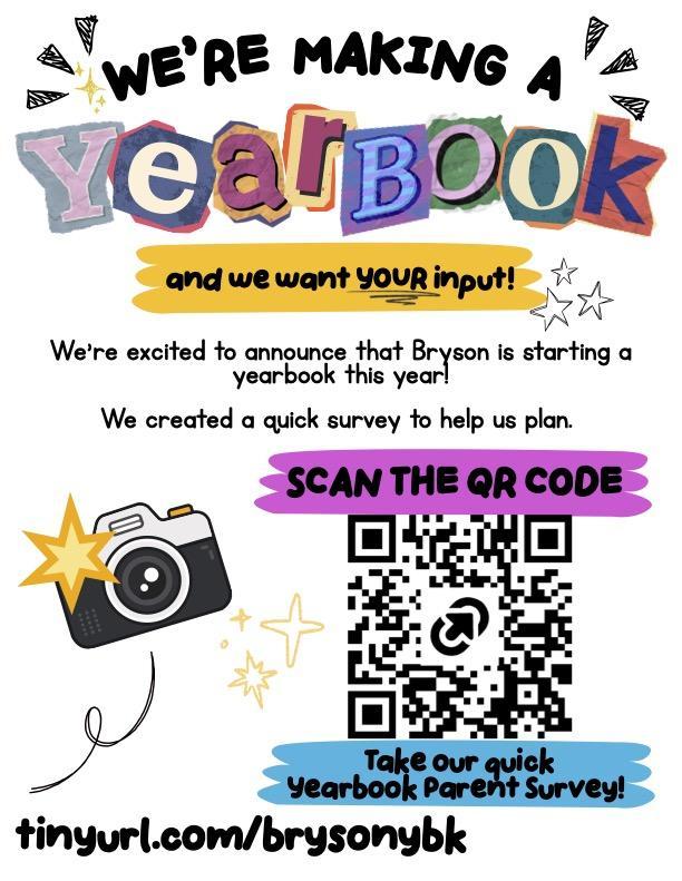 Yearbook Flyer in English