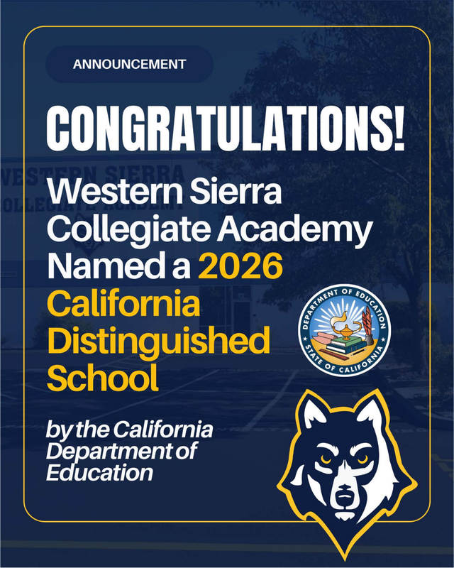2026 California Distinguished School