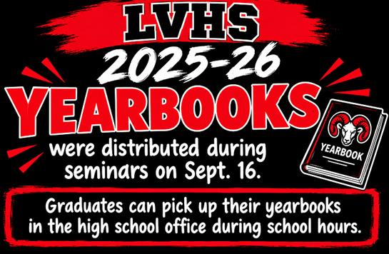 2025-26 Yearbook Pickup Graphic