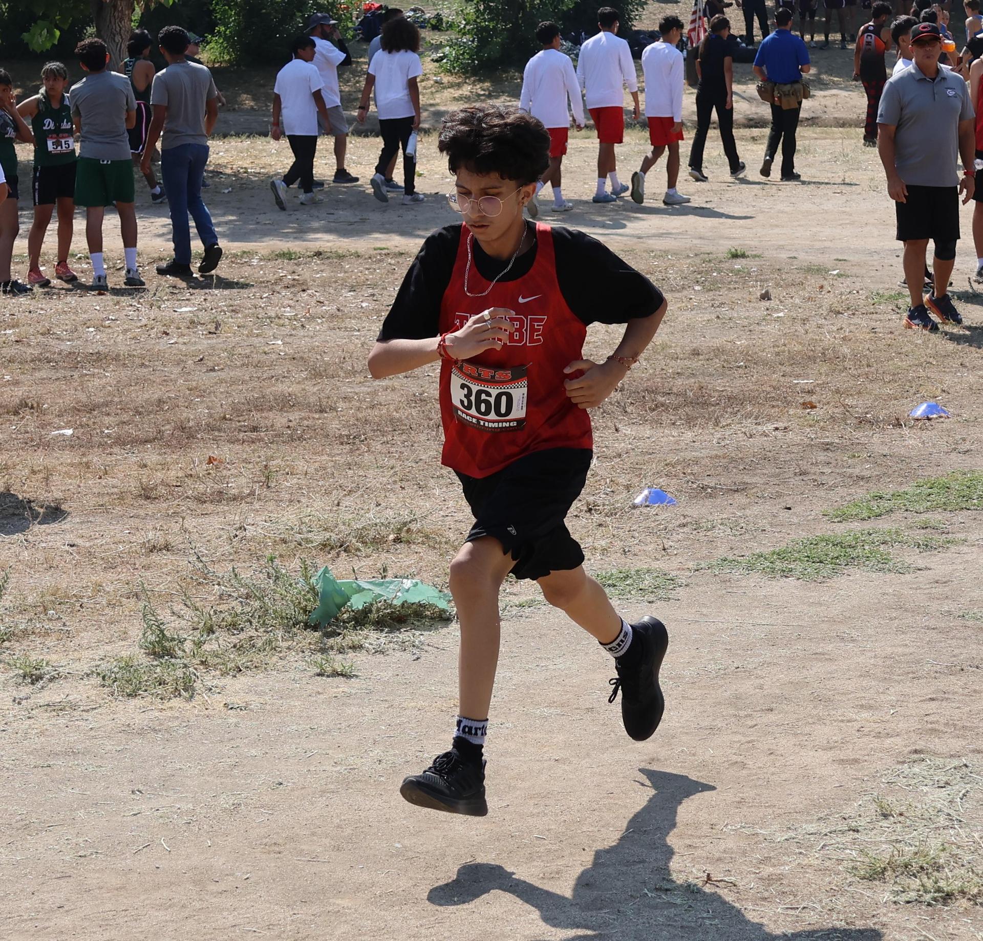 cross country runners in action at woodward park