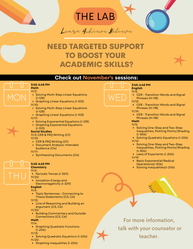 The LAB - Academic Support Featured Photo