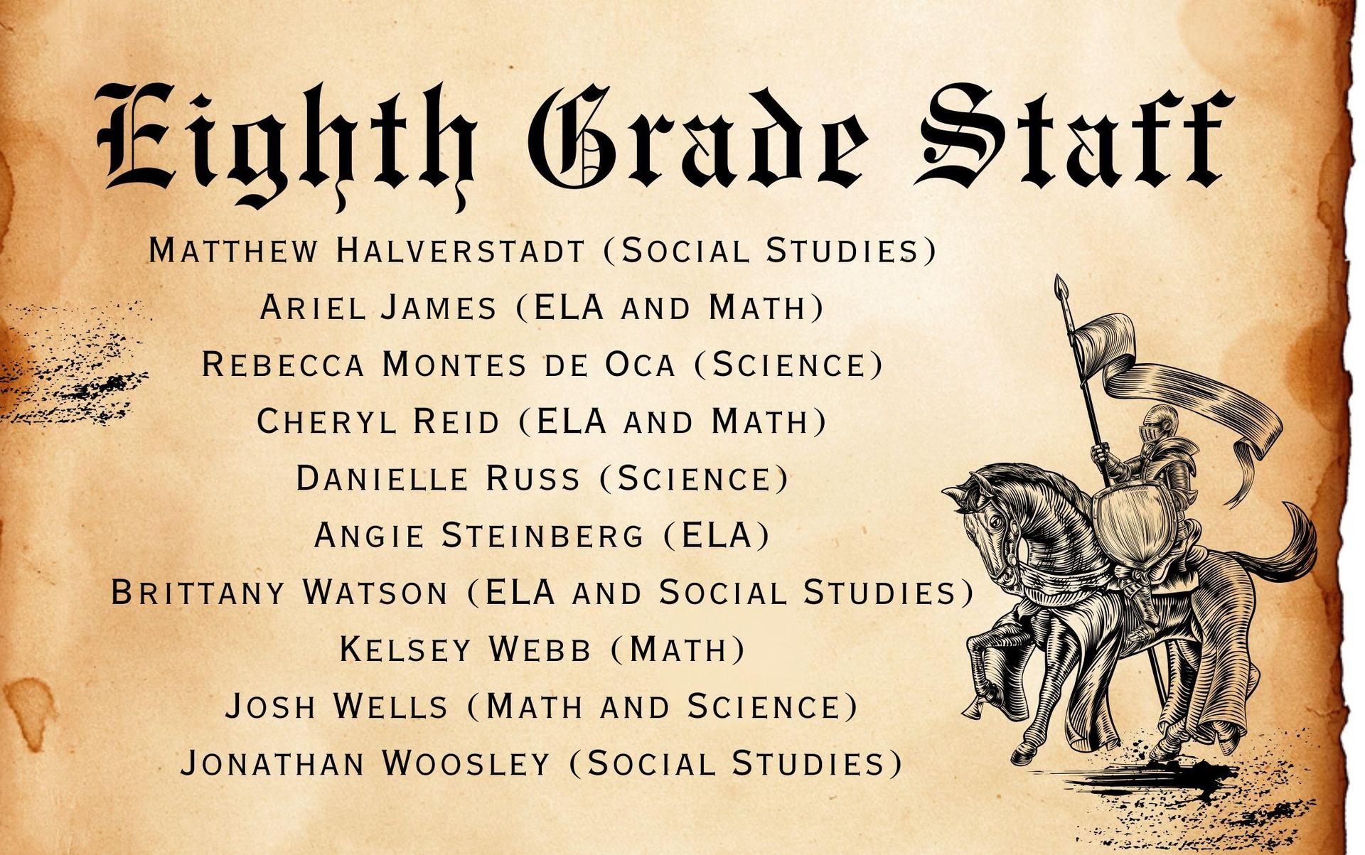 8th Grade Staff 25-26