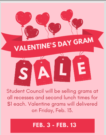 Valentine Grams Sale